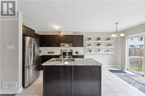 123 Sweetwater Lane, Kanata, ON - Indoor Photo Showing Kitchen With Stainless Steel Kitchen With Upgraded Kitchen