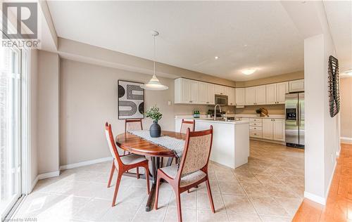 Eat-in kitchen with walk-out to the back yard - 531 Commonwealth Crescent, Kitchener, ON - Indoor
