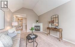 Vaulted ceiling and large windows in the 2nd floor family room - 