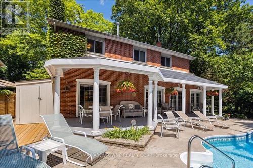 1450 Royal Oaks Road, Mississauga, ON - Outdoor With In Ground Pool With Deck Patio Veranda