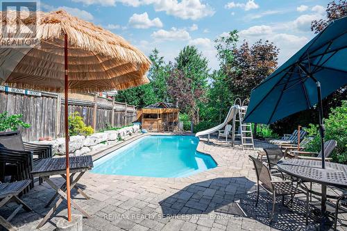 28 Misty Brook Crescent, Brampton, ON - Outdoor With In Ground Pool With Deck Patio Veranda