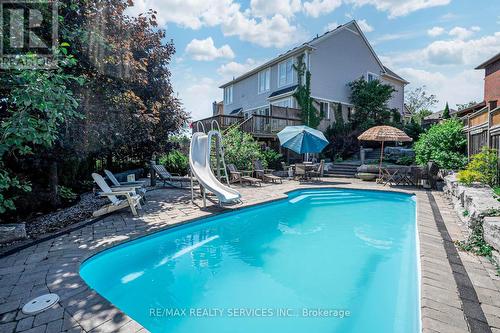 28 Misty Brook Crescent, Brampton, ON - Outdoor With In Ground Pool