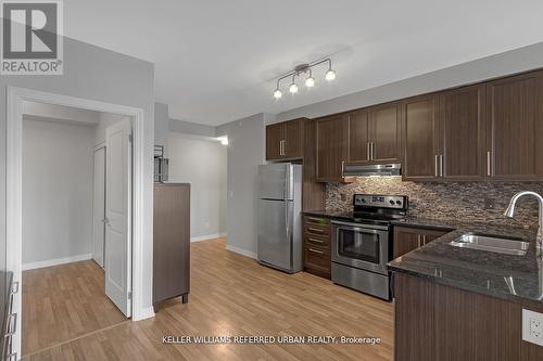 203 - 3563 Lake Shore Boulevard W, Toronto, ON - Indoor Photo Showing Kitchen With Stainless Steel Kitchen