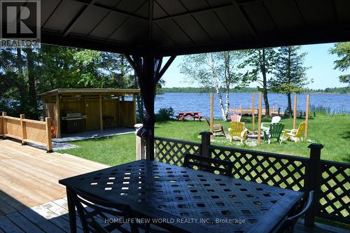 1391 Portage Road, Kawartha Lakes, ON - Outdoor With Body Of Water With Deck Patio Veranda