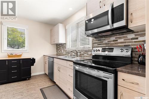 1117 Horace Street, Regina, SK - Indoor Photo Showing Kitchen With Double Sink