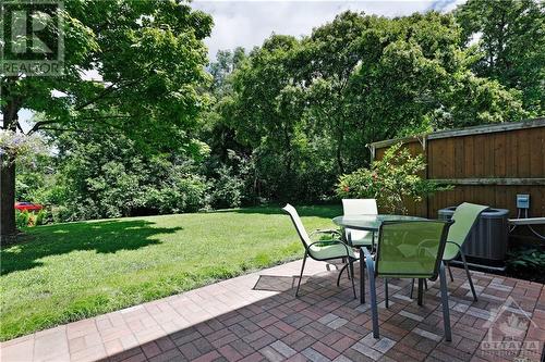 Backyard with no direct rear neighbours! - 33 Forestlane Private, Ottawa, ON - Outdoor With Deck Patio Veranda