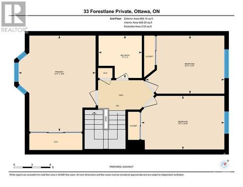 Second floor layout - 33 Forestlane Private, Ottawa, ON - Other