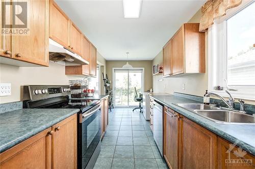 34 Wallsend Avenue, Kanata, ON - Indoor Photo Showing Kitchen With Double Sink