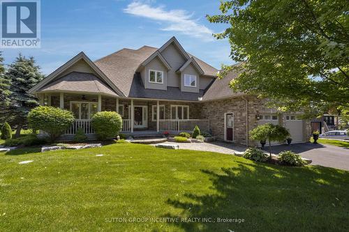 61 Highland Drive, Oro-Medonte, ON - Outdoor With Deck Patio Veranda With Facade