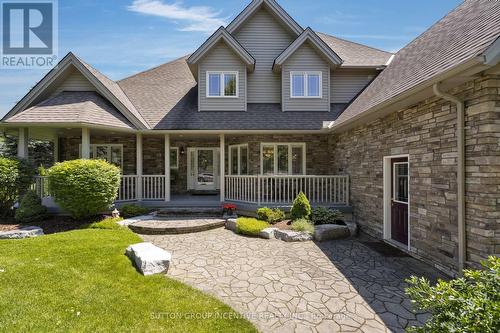 61 Highland Drive, Oro-Medonte, ON - Outdoor With Deck Patio Veranda With Facade