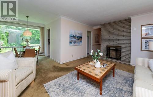21 Winlock Park, Toronto, ON - Indoor Photo Showing Living Room With Fireplace