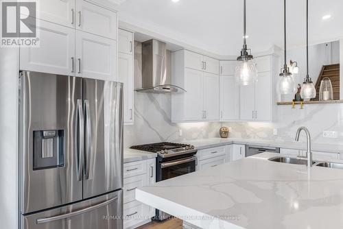 527 Lake Drive E, Georgina, ON - Indoor Photo Showing Kitchen With Double Sink With Upgraded Kitchen