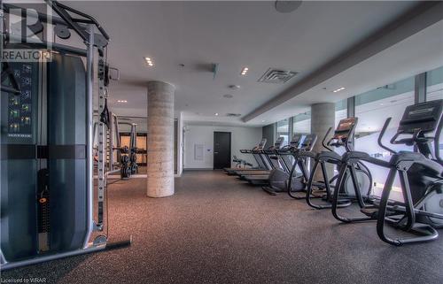 15 Wellington Street Unit# 2108, Kitchener, ON - Indoor Photo Showing Gym Room