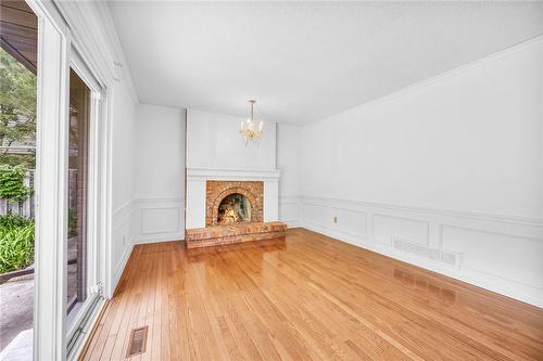 287 Cornwallis Road, Ancaster, ON - Indoor With Fireplace