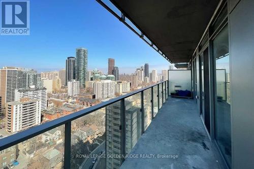 2702 - 50 Wellesley Street E, Toronto, ON - Outdoor With Balcony With View