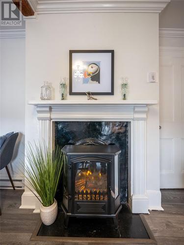 132 Gower Street, St. John'S, NL - Indoor Photo Showing Living Room With Fireplace