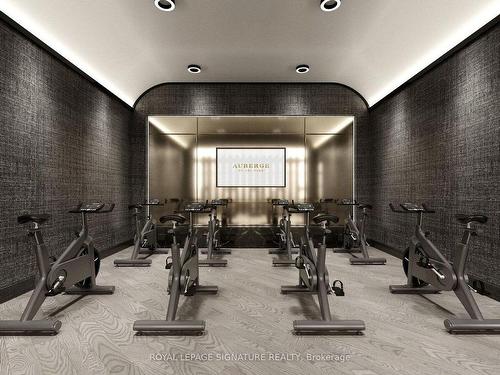 4306-30 Inn On The Park Dr, Toronto, ON - Indoor Photo Showing Gym Room