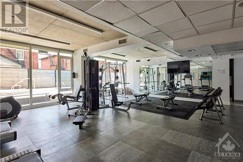 300 Lisgar Street Unit#908, Ottawa, ON - Indoor Photo Showing Gym Room