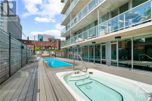 300 Lisgar Street Unit#908, Ottawa, ON - Outdoor With In Ground Pool With Balcony With Exterior