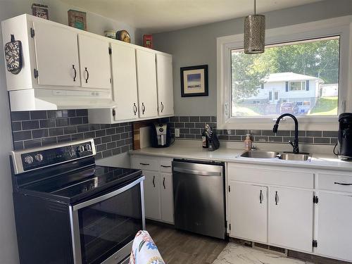1115 Minto Avenue, Kenora, ON - Indoor Photo Showing Kitchen With Double Sink