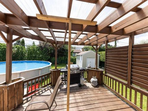 Terrasse - 156 Rue De Naples, Repentigny (Repentigny), QC - Outdoor With Above Ground Pool With Exterior