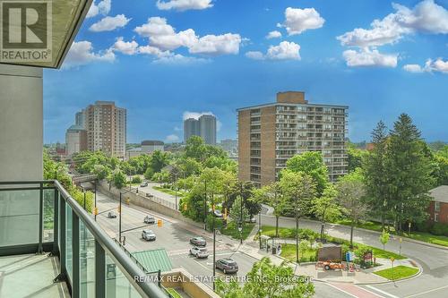 608 - 100 John Street, Brampton, ON - Outdoor With Balcony With View
