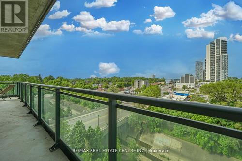 608 - 100 John Street, Brampton, ON - Outdoor With Balcony With View
