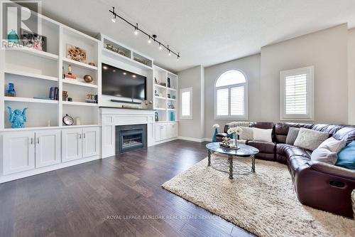 4143 Bianca Forest Drive, Burlington, ON - Indoor Photo Showing Living Room With Fireplace