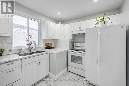 161 Tulloch Drive, Ajax, ON - Indoor Photo Showing Kitchen With Double Sink