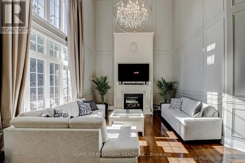 68 Hailsham Court, Vaughan, ON - Indoor Photo Showing Living Room With Fireplace