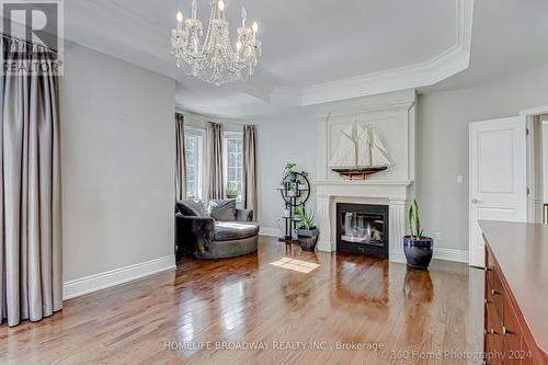 68 Hailsham Court, Vaughan, ON - Indoor Photo Showing Living Room With Fireplace