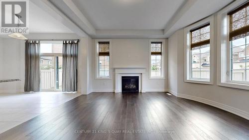 137 Faust Ridge, Vaughan, ON - Indoor Photo Showing Living Room With Fireplace