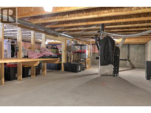 3445 Blythe-Rhone Road, Westbridge, BC - Indoor Photo Showing Basement