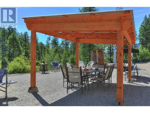 3445 Blythe-Rhone Road, Westbridge, BC - Outdoor With Deck Patio Veranda