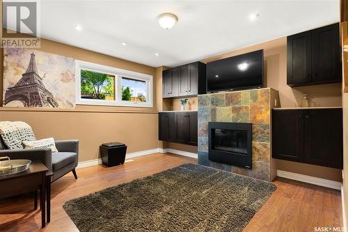 163 Bothwell Crescent, Regina, SK - Indoor Photo Showing Other Room With Fireplace