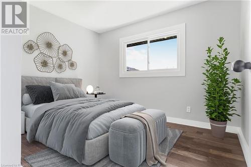 virtually staged - 614506 Hamilton Lane, West Grey, ON - Indoor Photo Showing Bedroom