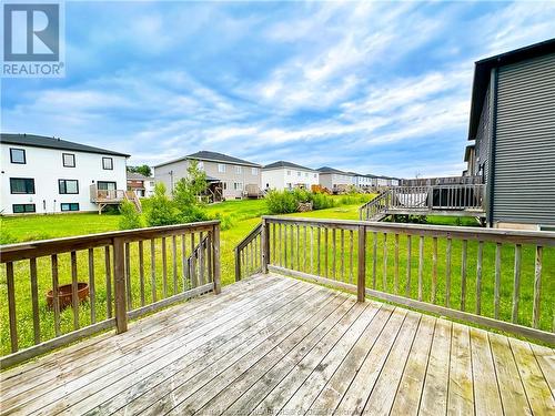 61 Francfort Cres, Moncton, NB - Outdoor With Deck Patio Veranda With Exterior