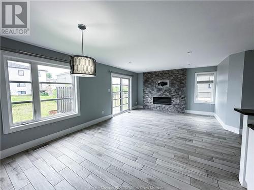 61 Francfort Cres, Moncton, NB - Indoor Photo Showing Living Room With Fireplace