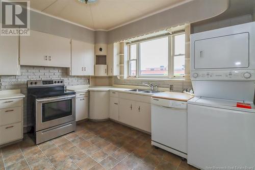 213 Germain Street, Saint John, NB - Indoor Photo Showing Kitchen With Double Sink