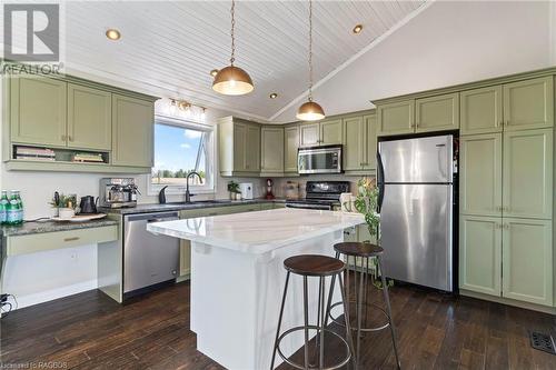 Kitchen - 166 Maple Hill Road, Brockton, ON - Indoor Photo Showing Kitchen With Upgraded Kitchen