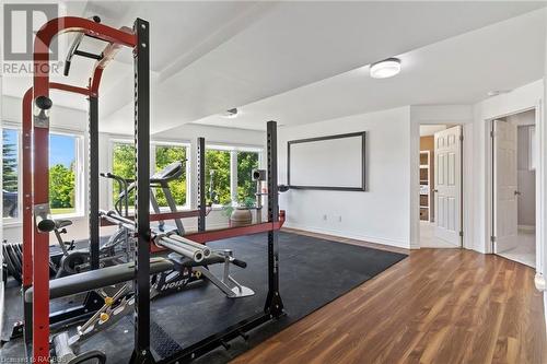 main level Gum or recroom - 166 Maple Hill Road, Brockton, ON - Indoor Photo Showing Gym Room