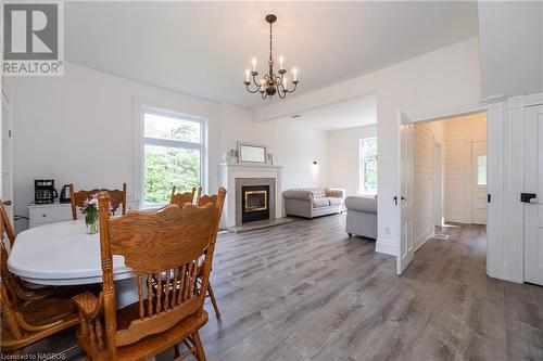 1245 East Road, Northern Bruce Peninsula, ON - Indoor With Fireplace