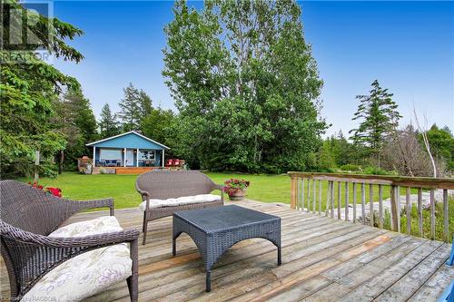 1208 Sunset Drive, South Bruce Peninsula, ON - Outdoor With Deck Patio Veranda