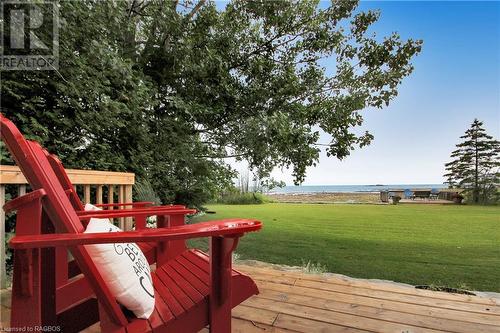 1208 Sunset Drive, South Bruce Peninsula, ON - Outdoor With Deck Patio Veranda