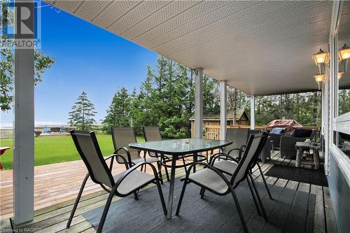 1208 Sunset Drive, South Bruce Peninsula, ON - Outdoor With Deck Patio Veranda With Exterior