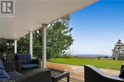 1208 Sunset Drive, South Bruce Peninsula, ON - Outdoor With Deck Patio Veranda With Exterior