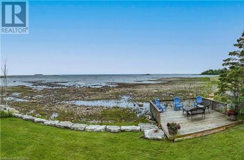 1208 Sunset Drive, South Bruce Peninsula, ON - Outdoor With Body Of Water With View