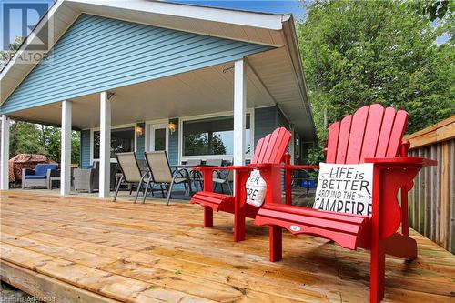 1208 Sunset Drive, South Bruce Peninsula, ON - Outdoor With Deck Patio Veranda With Exterior