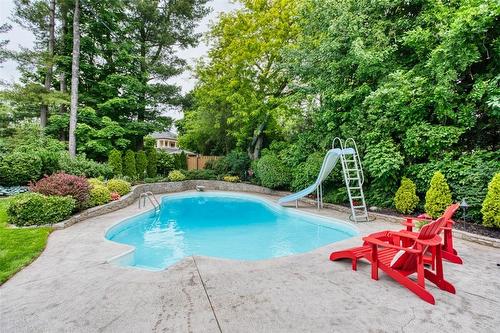 4173 Corrine Court, Burlington, ON - Outdoor With In Ground Pool With Backyard