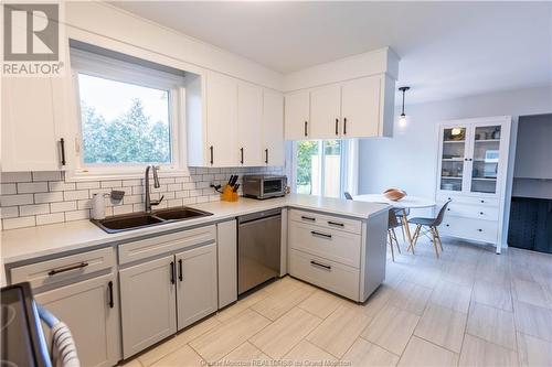 601 Charline Ave, Dieppe, NB - Indoor Photo Showing Kitchen With Double Sink